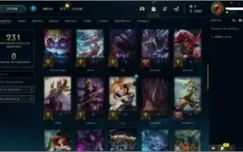 Conta Lol  gold1 season passada parou plat 4
