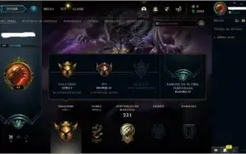 Conta Lol  gold1 season passada parou plat 4