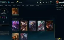 Conta Lol  gold1 season passada parou plat 4