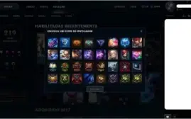 Conta desde 2010 - 219 skins, 119 icons, Único Dono