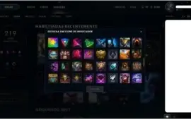 Conta desde 2010 - 219 skins, 119 icons, Único Dono