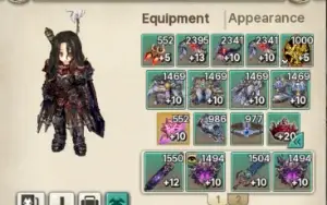 Conta Tree of Savior char Vanquisher Classe Premio level510