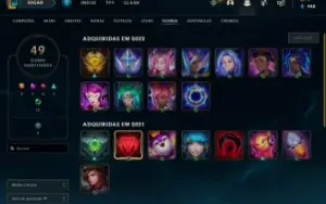 vendo Continha smurf unranked ex gold nivel 42 super barato