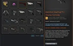 Conta CS GO 15 medalhas, skins + 52 jogos TOP