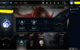Conta League of Legends Platina IV