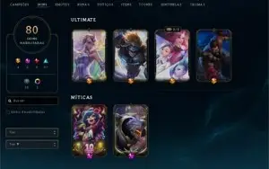 Conta lol Zed prestígio mmr alto