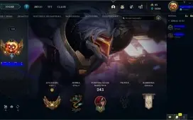 Conta lol Zed prestígio mmr alto