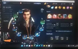 Conta LV 76 Mir4 lanceiro