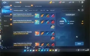 Conta LV 76 Mir4 lanceiro