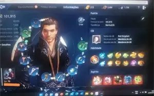 Conta LV 76 Mir4 lanceiro