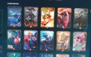 Conta League Of Legends Quase 600 Skins E Várias Prestigios