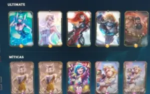 Conta League Of Legends Quase 600 Skins E Várias Prestigios