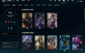 Conta league of legends prata 1 - skins de karthus yasuo zed