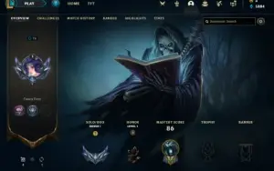 Conta league of legends prata 1 - skins de karthus yasuo zed