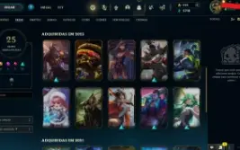 Conta Bronze IV Skins Lendárias, + DE 750 REAIS EM SKINS