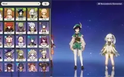 Genshin Impact AR50 Yelan C1 + Nahida + Venti + Diluc C1 +++