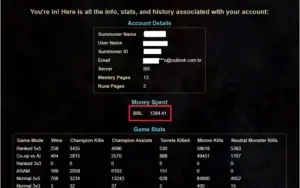 Conta LOL Muito barata - MMR alto - mais de 1200 reais