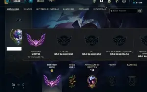 Conta Mestre com 22 Champs e 2 Skins + 8 Fragmentos