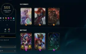 conta lol esmeralda 1 75 pdl (inativity) mmr bom  355 skins