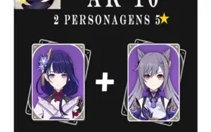 2 Cinco estrelas AR10 - Genshin Impact ✨