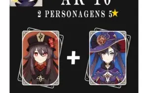 2 Cinco estrelas AR10 - Genshin Impact ✨