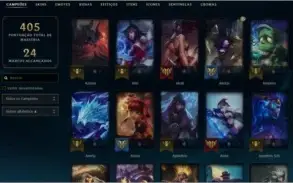 CONTA LOL LV 390