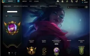 CONTA LOL LV 390