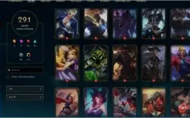 Conta lol 291 skins
