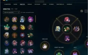 Conta lol 291 skins