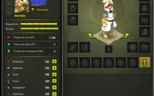 Conta 5 chars 200/ profissões +scrolados+6mk kamas-Dofus