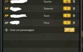 Conta 5 chars 200/ profissões +scrolados+6mk kamas-Dofus