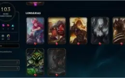 CONTA LOL 103 SKINS BARATISSIMA !!!!!