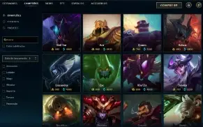 Prata 1 com 130 Champs e 124 Skins ( SUP / ADC )