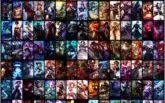 R$ 2800+ em RP - 224 Skins - 277 Icones - Season 3+