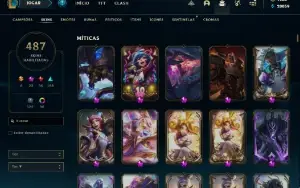 Conta League of Legends +487 skins