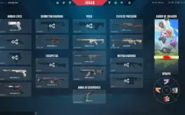 Conta valorant, 3000+ Gastos, Varias Skins Limitadas