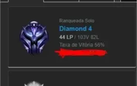 Conta League of Legends Diamante 4