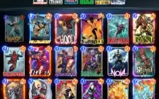 Conta Marvel Snap deck meta - Todos os Big Bads - 7 spotligh