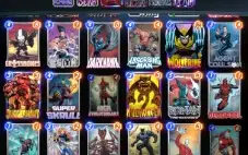 Conta Marvel Snap deck meta - Todos os Big Bads - 7 spotligh