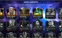 Conta kabam marvel torneio de campeões nível 47