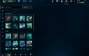 Platina 4 com 31 Champs e 14 Fragmentos