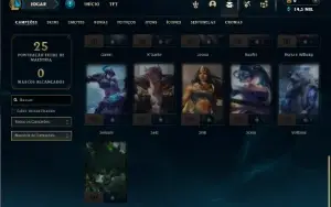 Platina 4 com 31 Champs e 14 Fragmentos