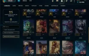 Platina 4 com 31 Champs e 14 Fragmentos