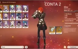 VENDO 5 ⭐ DILUC + KEQING + LANÇA DE JADE + ORAÇÃO PERDIDA