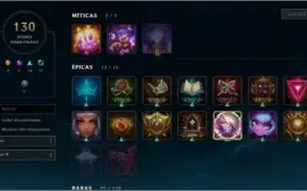 PROMO Conta LoL de 8 ANOS, Ouro em 2019,81 skins (23 legado)