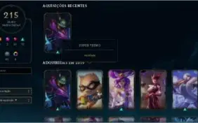 Conta de league of legends 162 skins