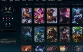 Conta de league of legends 162 skins