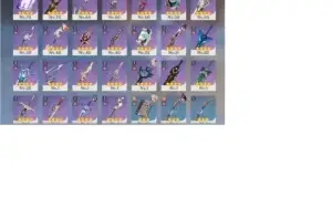 conta rank 52 com varios personagem 5* e arma