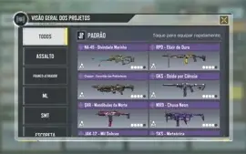 CONTA COD MOBILE - 3 LENDARIAS - 5 CAMUFLAGENS DIAMANTE