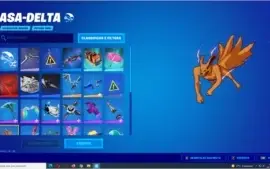 CONTA FORTNITE COM 44 SKINS, 5 MIL VBUCKS E SALVE O MUNDO